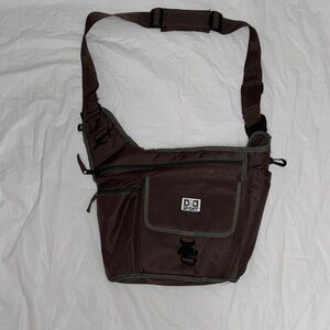 Diaper Dude - Brown Crossbody Bag with packable changing pad. Like new condition